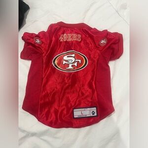 NFL 49ers Dog Jersey - Red